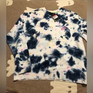 NWT Mens Nike Tie Dye Sweatshirt Size Large